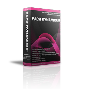 Pack site internet dynamique